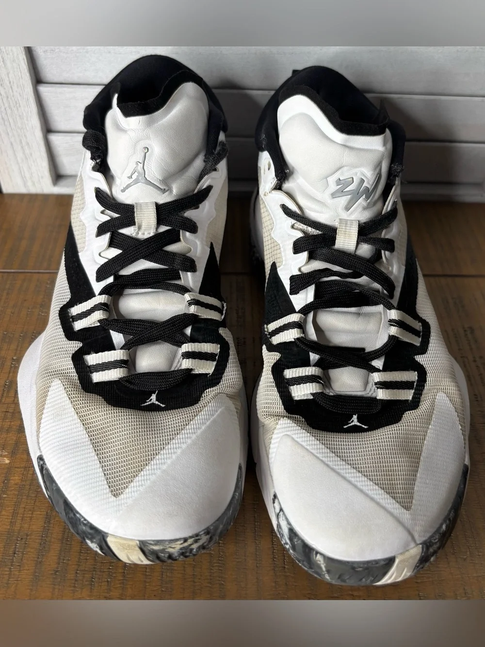 Jordan One Take 4 Russell Westbrook White Black Men’s Sneakers Size 9.5